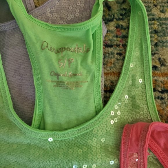 Aeropostale SPARKLE ✨️ tank tops 4 for $10 - Picture 4 of 7